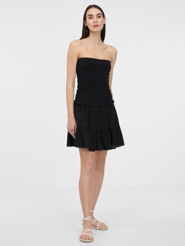 Orsay Čierna dámska sukňa ORSAY