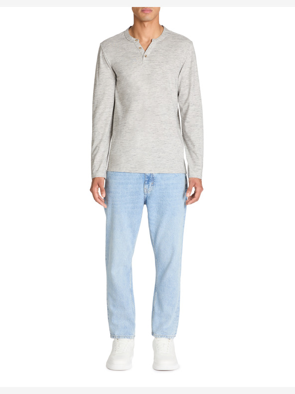 Celio Šedá pánska košeľa s dlhým rukávom Celio Bibow2