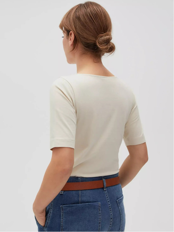 Moodo Béžová dámska košeľa Moodo