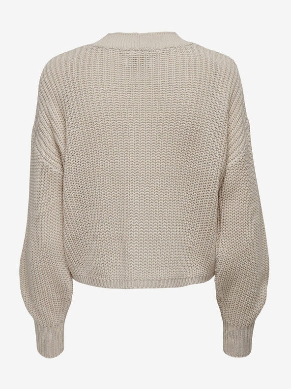 ONLY Dámsky béžový sveter ONLY Carol