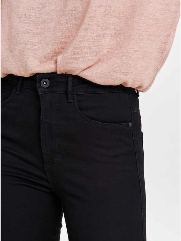 ONLY Čierne dámske džínsy skinny fit ONLY Royal