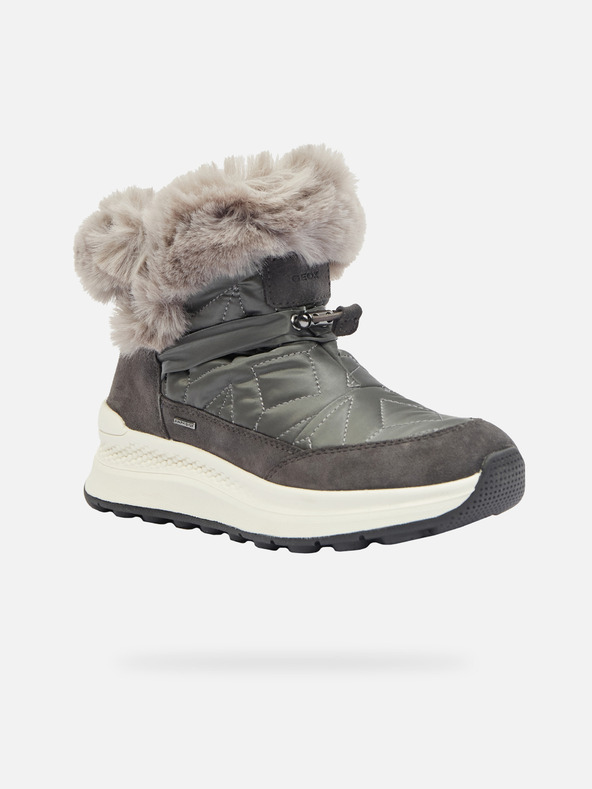 Geox Tmavosivé dámske členkové topánky Geox Spherica Actif X2 Abx