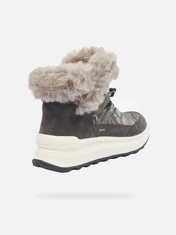 Geox Tmavosivé dámske členkové topánky Geox Spherica Actif X2 Abx