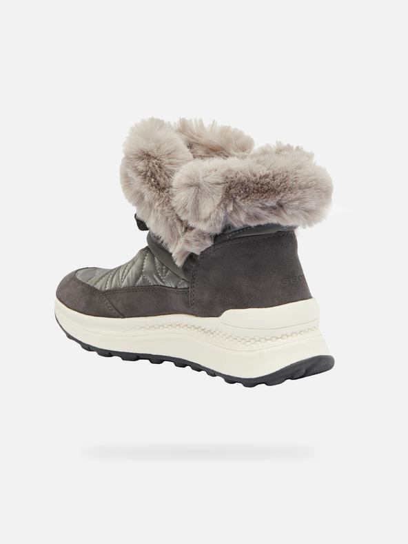 Geox Tmavosivé dámske členkové topánky Geox Spherica Actif X2 Abx