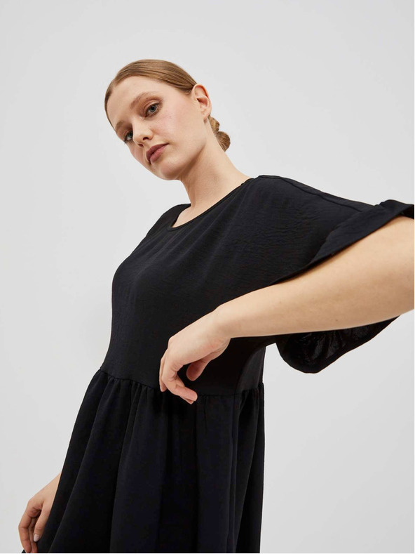 Moodo Čierne dámske šaty Moodo