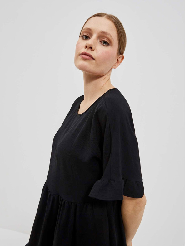 Moodo Čierne dámske šaty Moodo