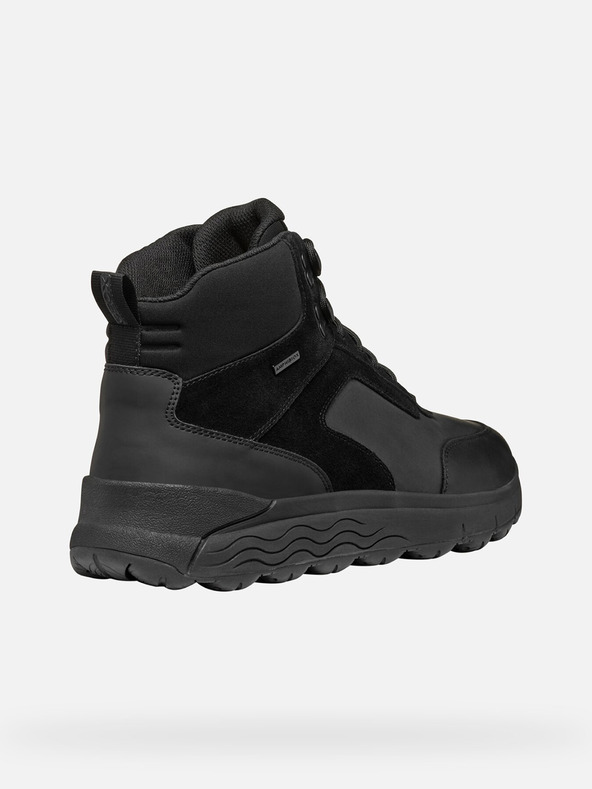 Geox Čierne pánske členkové tenisky Geox Spherica 4X4 ABX