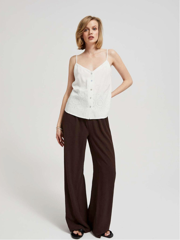 Moodo Biely dámsky top Moodo