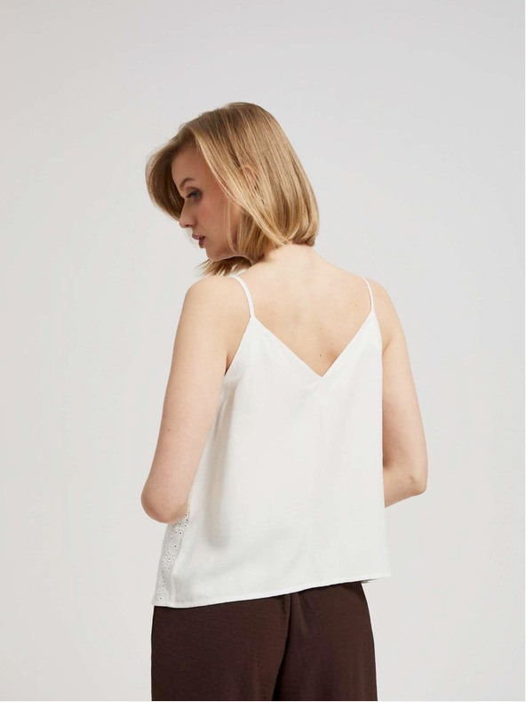 Moodo Biely dámsky top Moodo