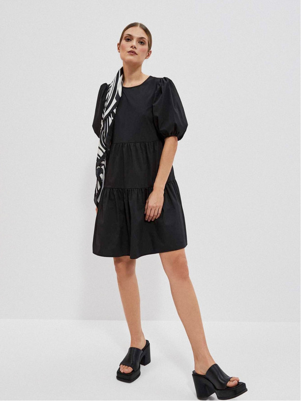 Moodo Čierne dámske šaty Moodo