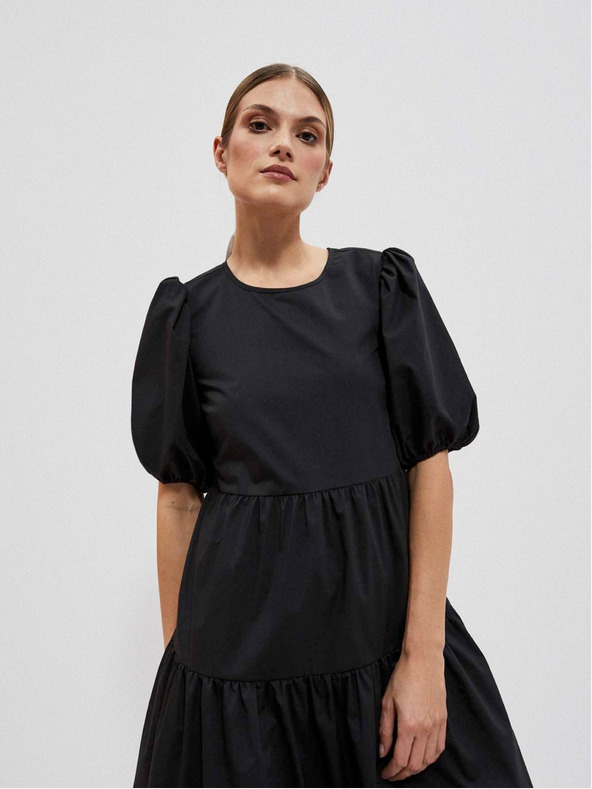 Moodo Čierne dámske šaty Moodo