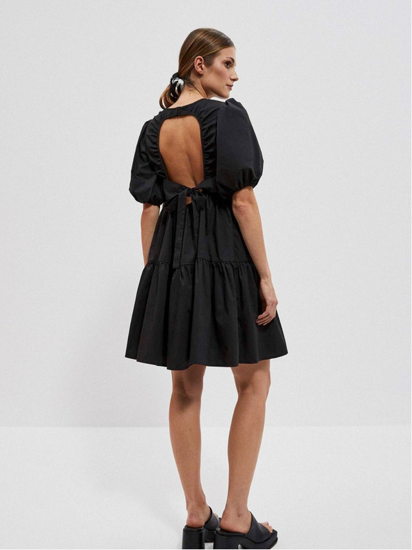 Moodo Čierne dámske šaty Moodo