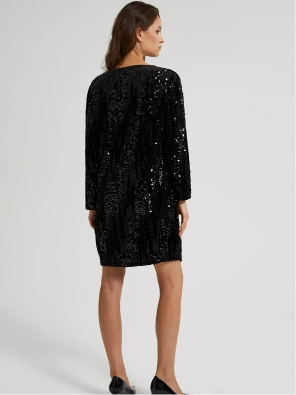 Moodo Dámske flitrové spoločenské šaty Moodo