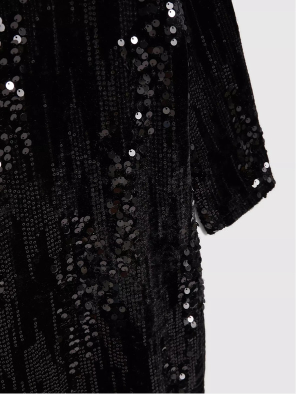 Moodo Dámske flitrové spoločenské šaty Moodo