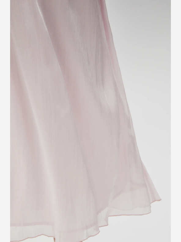 Moodo Svetloružová dámska sukňa Moodo