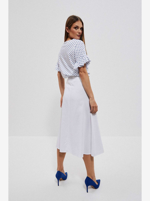 Moodo Biela dámska sukňa Moodo