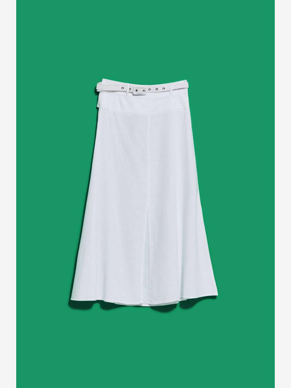 Moodo Biela dámska sukňa Moodo