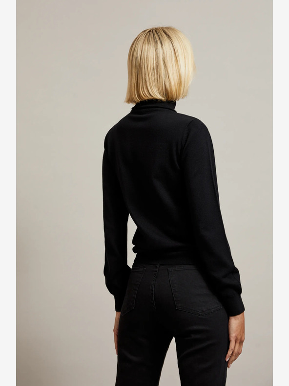 Moodo Čierny dámsky rolák Moodo