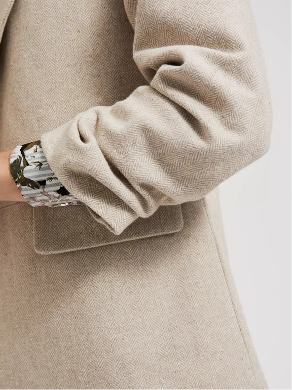 Moodo Moodo béžové dámske sako