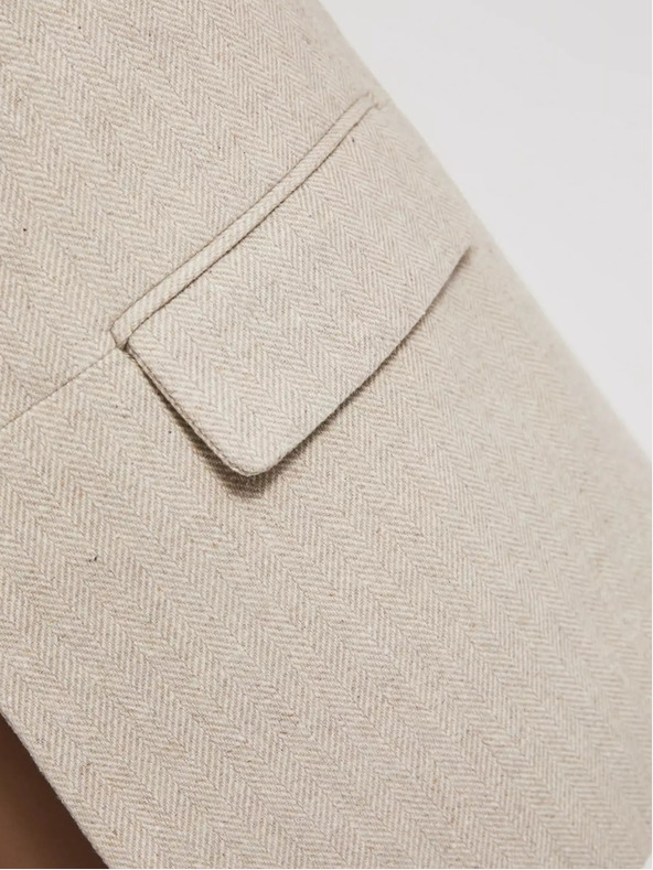 Moodo Moodo béžové dámske sako