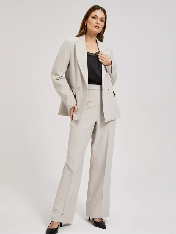 Moodo Moodo béžové dámske sako