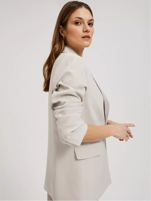 Moodo Moodo béžové dámske sako