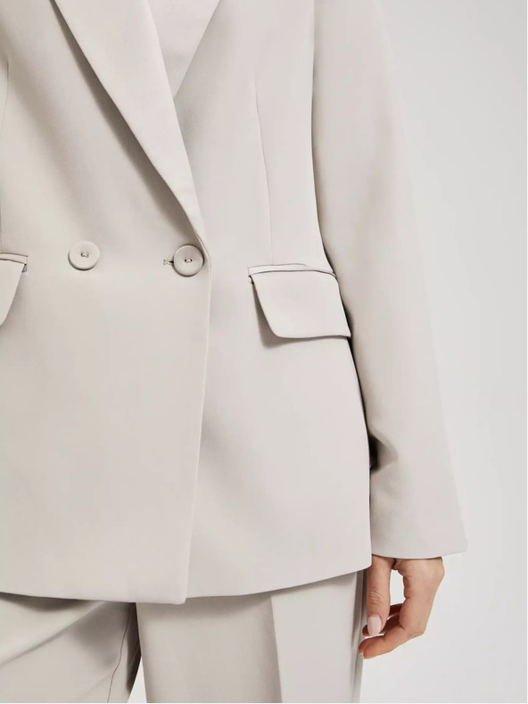 Moodo Moodo béžové dámske sako