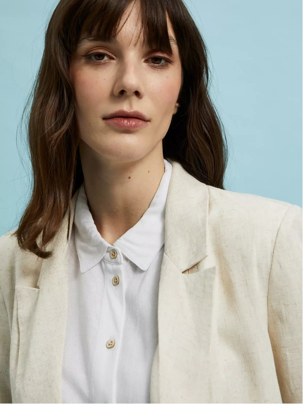 Moodo Moodo béžové dámske sako