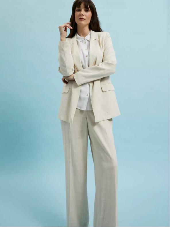 Moodo Moodo béžové dámske sako