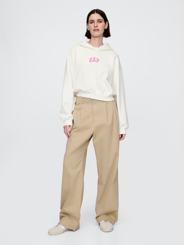 GAP Mikina s kapucňou Logo Cropped GAP