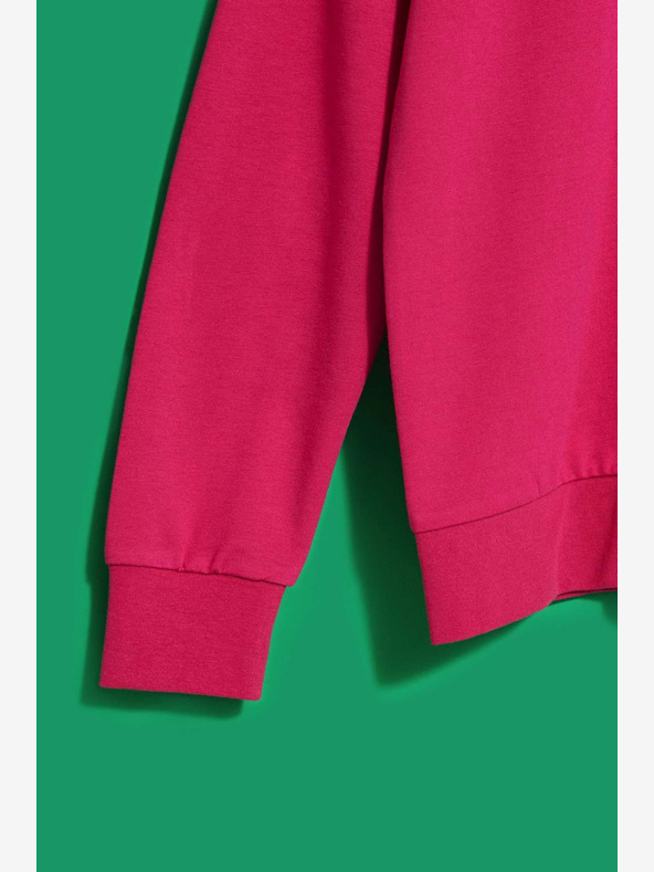 Moodo Ružová dámska mikina Moodo