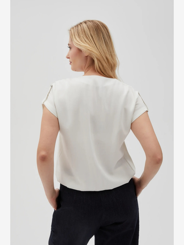 Moodo Biela dámska blúzka Moodo