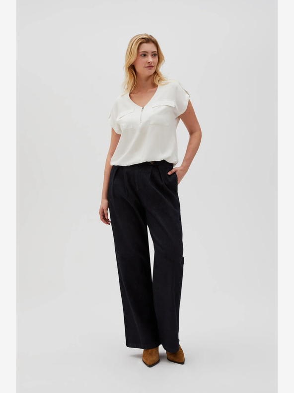 Moodo Biela dámska blúzka Moodo