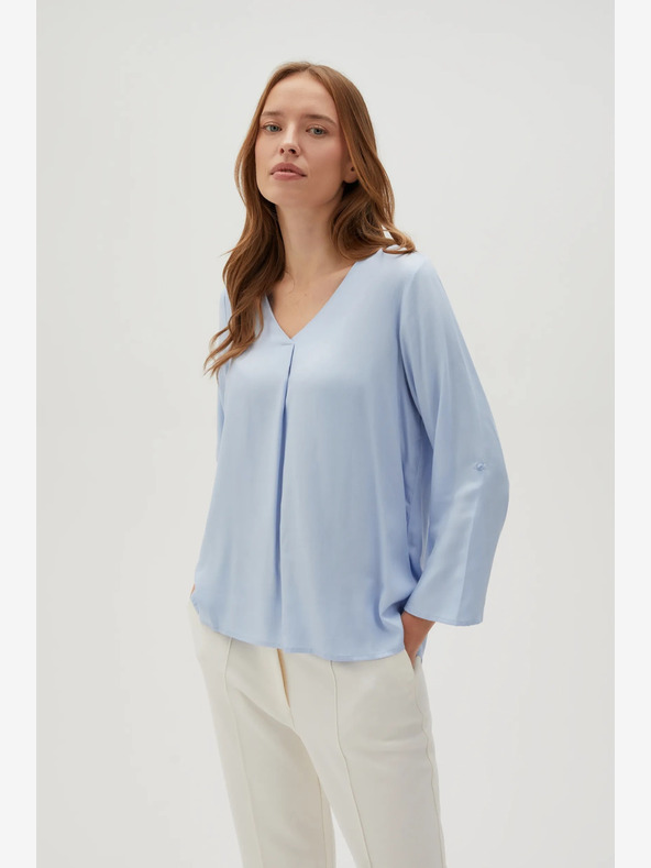 Moodo Svetlomodrá dámska blúzka Moodo