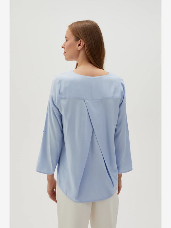 Moodo Svetlomodrá dámska blúzka Moodo