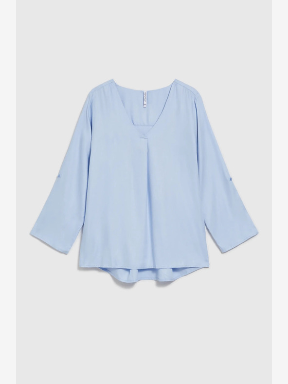 Moodo Svetlomodrá dámska blúzka Moodo