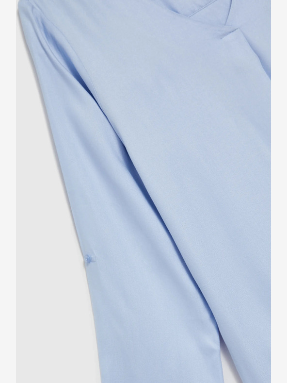 Moodo Svetlomodrá dámska blúzka Moodo