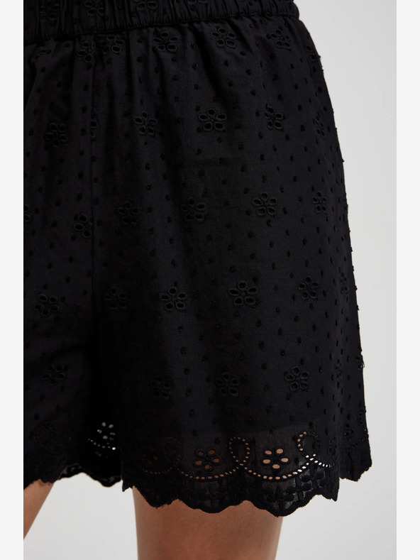 Moodo Čierne dámske šortky Moodo