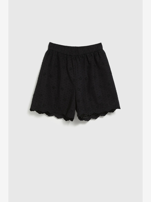 Moodo Čierne dámske šortky Moodo