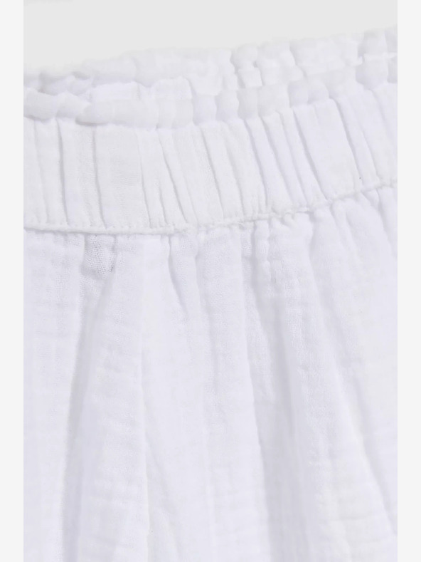 Moodo Biele dámske šortky Moodo