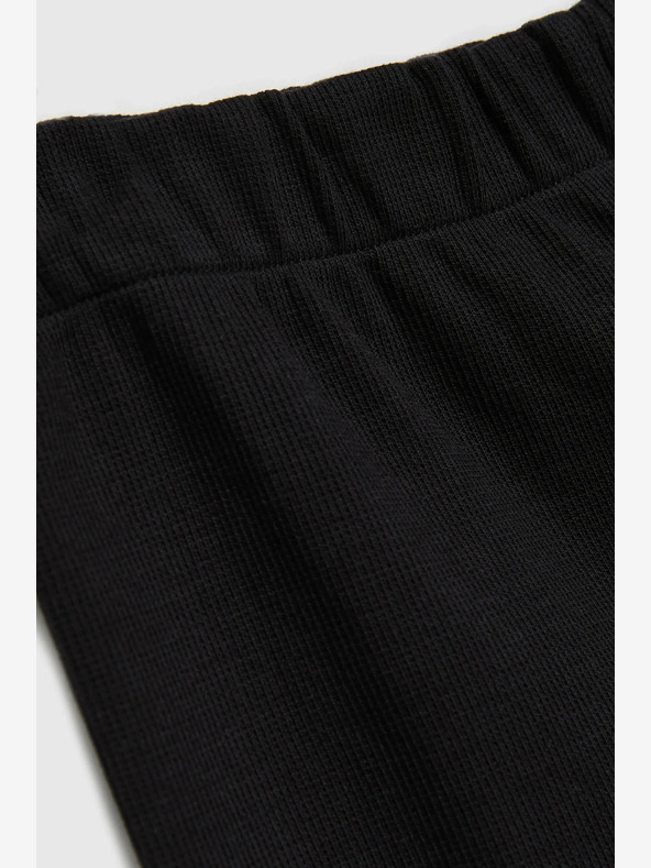 Moodo Moodo Dámske čierne krátke legíny