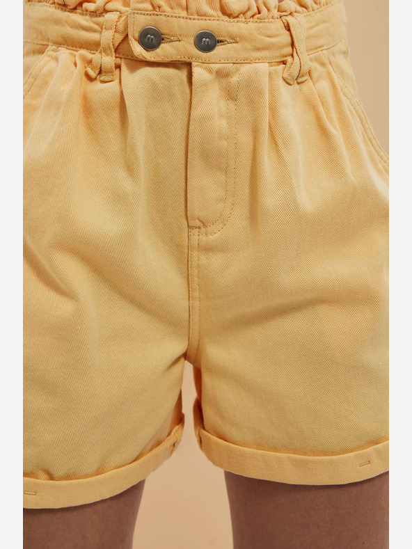 Moodo Žlté dámske šortky Moodo