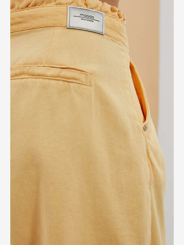 Moodo Žlté dámske šortky Moodo