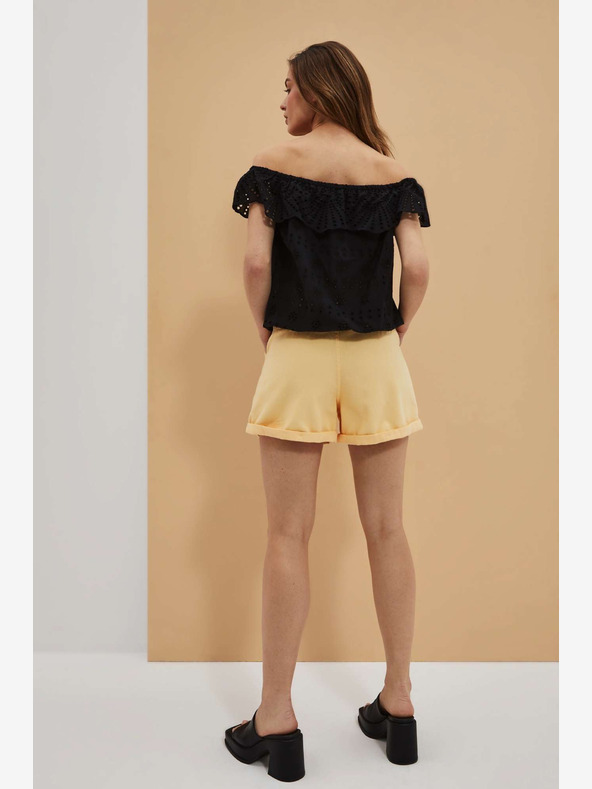 Moodo Žlté dámske šortky Moodo