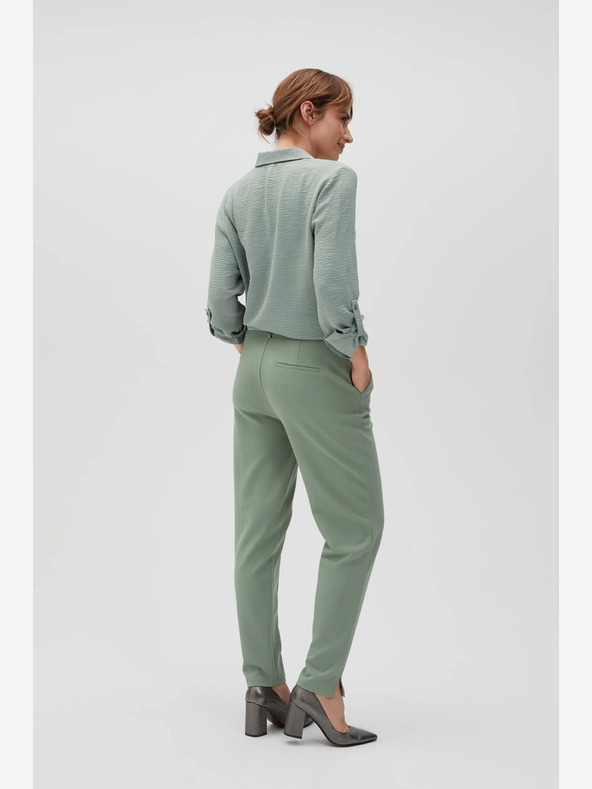 Moodo Zelené dámske nohavice Moodo