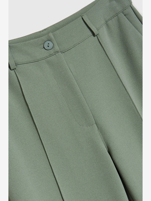 Moodo Zelené dámske nohavice Moodo