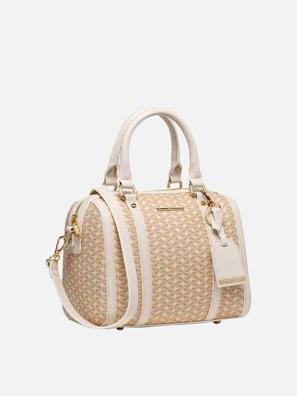 Geox Krémová dámska kabelka Geox Zene Handbag S