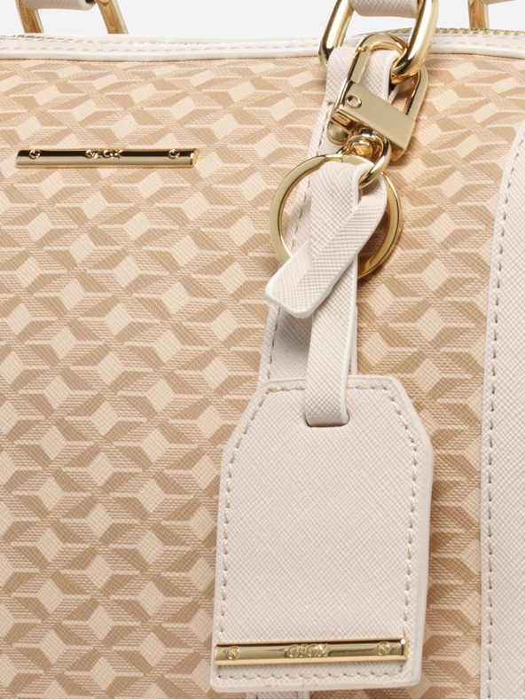 Geox Krémová dámska kabelka Geox Zene Handbag S