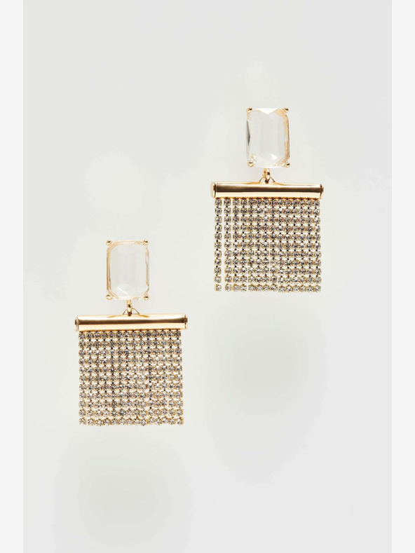 Moodo Dámske náušnice zlatej farby Moodo