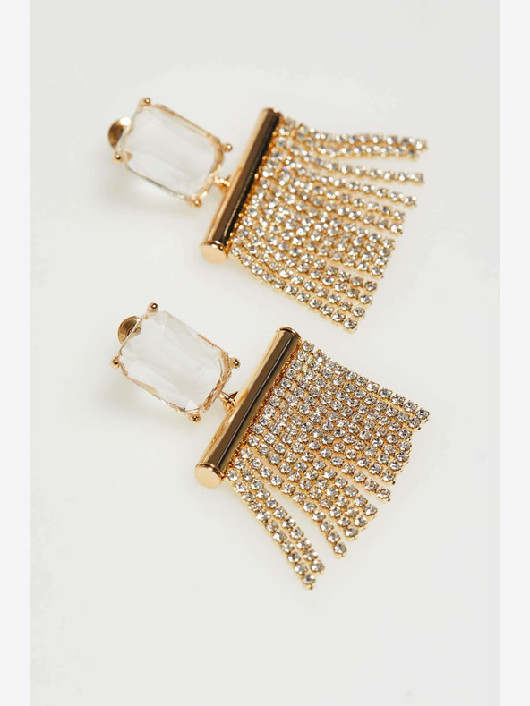 Moodo Dámske náušnice zlatej farby Moodo